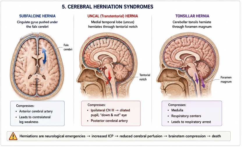 Cerebral Herniation Syndromes