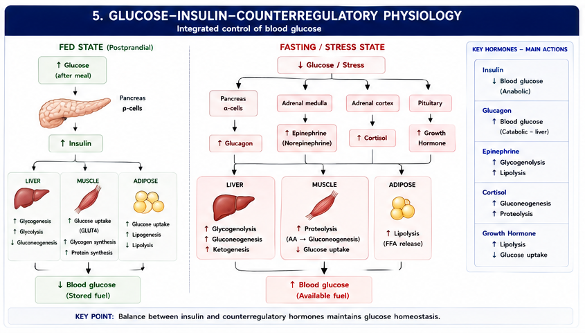 Glucose Insulin Counterregulatory