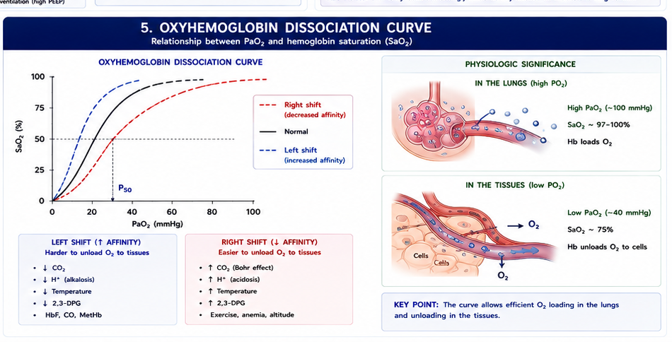 Oxyhemoglobin Dissociation Curve
