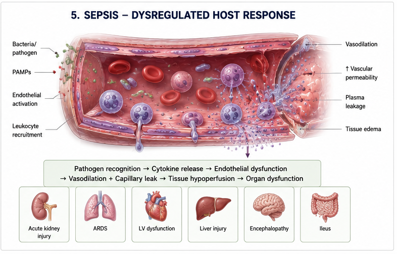 Septic Shock Pathophysiology