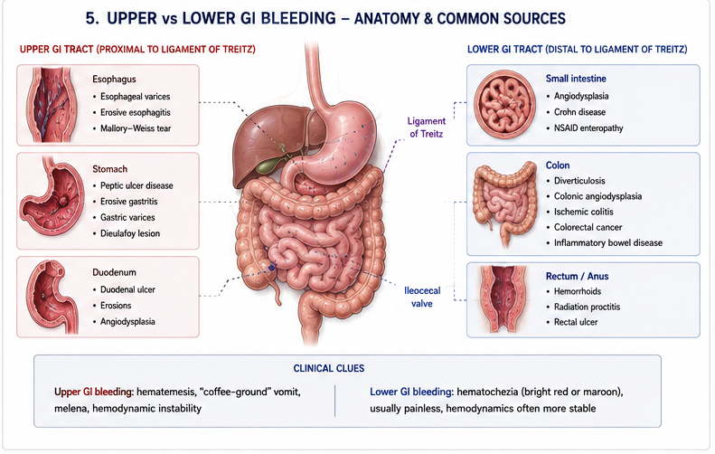 Upper vs Lower Gi Bleeding